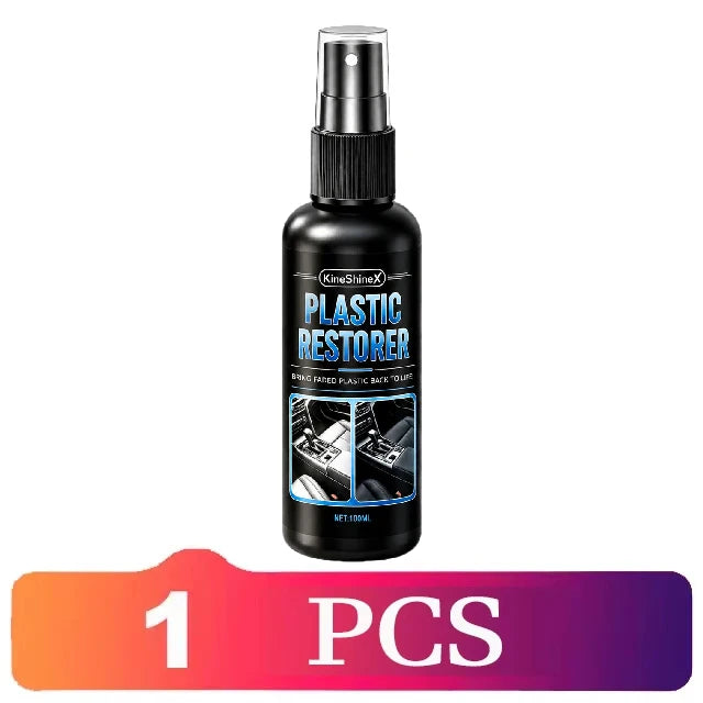 Automotive Plastic Refurbishment Brightening Agent, UV Protective Gloss Coating for Automotive Interior Plastic Repair