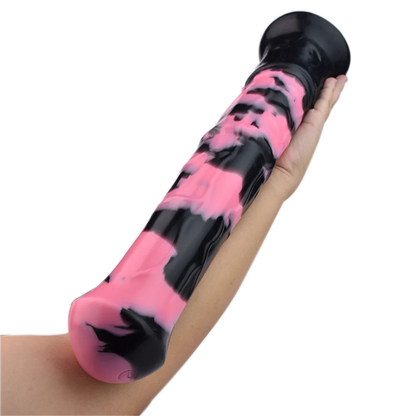 YOCY Long Horse Dildo Black Pink Silicone Anal Plug Fake Animal Penis Sex Toy For Women Men Masturbator