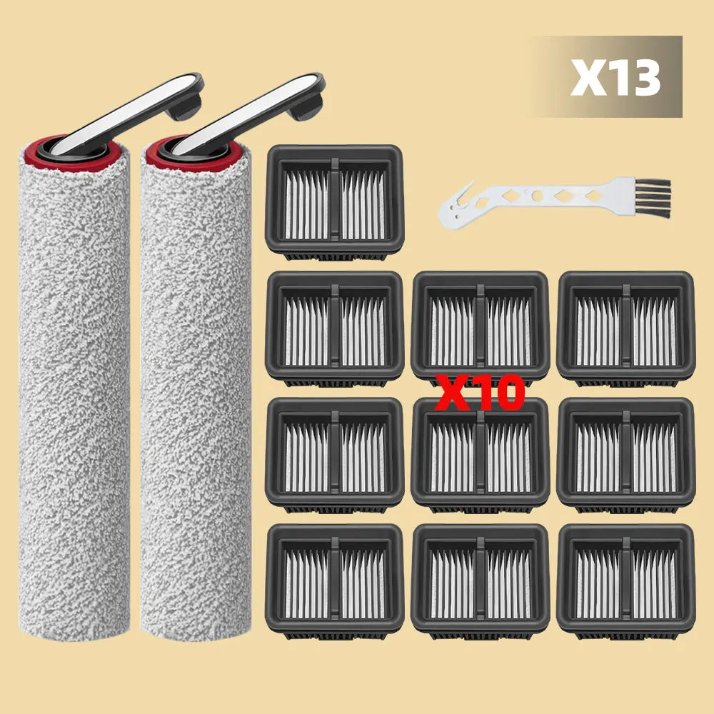 Soft Roller Brush Filter Fit For Dreame H13 Pro Plus Mix / M13 Beta, Dreame H12 Pro / H12 Plus / H12 Dual Hepa Parts Accessories