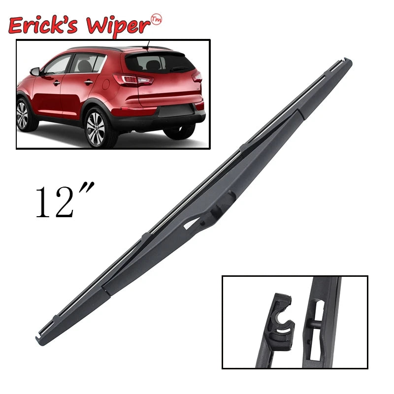 Erick's Wiper 12" Rear Wiper Blade For KIA Sportage SL 2010 - 2015 Windshield Windscreen Clean Tailgate Window Car Rain Brush