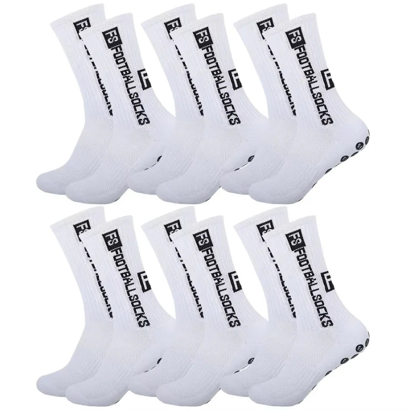 6Pairs Non Slip Grip Socks For Men Women Football Basketball Baseball Rugby Soccer Cycling Running Hiking Tennis Skateboard
