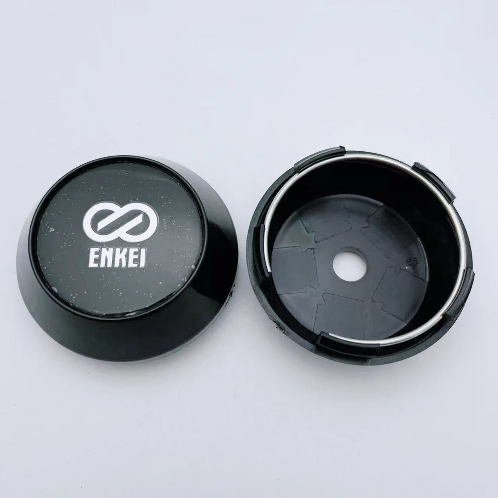 4pcs 60mm 64mm 65mm 68mm 69mm  Car Wheel Center Caps With Enkei Logo Emblem Car Accessories for Wheel Hubcaps Hub Cover High Cap
