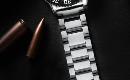 Addies Dive Men Fashion Casual Watch Calendar Display 50m Waterproof Tube Luminous Watch Black Dial Rotating Bezel Quartz Watch