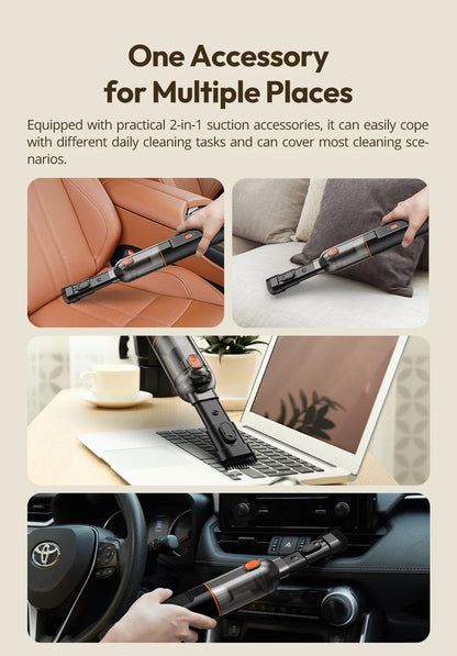 ThiEYE Cordless Car Vacuum Cleaner 6500pa Portable Powerful Car Aspirator Vacuum & Blowing 2 in 1 Wireless Handheld Auto Vacuum