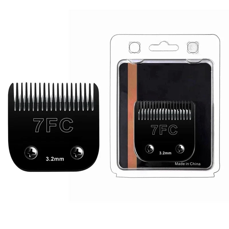 Titanium Detachable Pet Dog Animal Clipper Blade Compatible with Andis/Oster A5/Wahl KM10 Series Clipper ,7FC,5FC,4F,#10,#30,#40