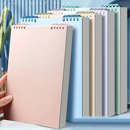 A Notebook with 60/120 Sheets,featuring Perforated Pages and A Horizontal Layout,Detachable and Not Too Uncomfortable To Handle