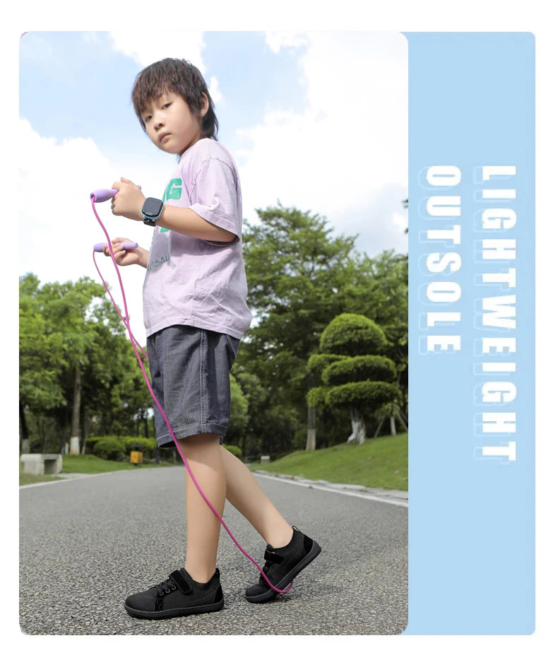 Kids wide foot barefoot shoes boys and girls minimalist kids sneakers natural opening shoes toddler small big kids walking shoes