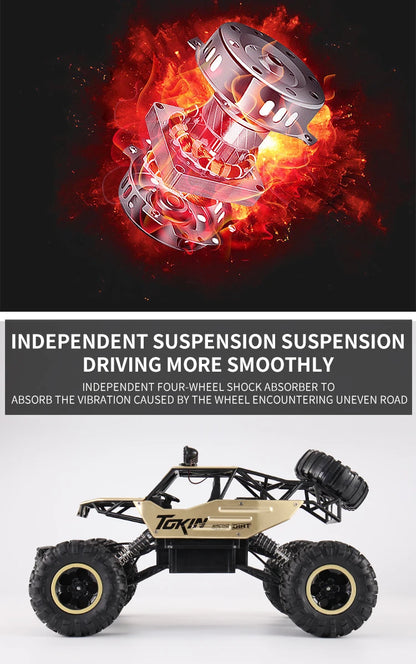Oike RC Car Remote Control Climbing Vehicle Outdoor All Terrain 4X4 Off-road Trucks Rock Climber 4WD Buggy Racing Drift Cars Toy