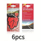 3-60pcs Car Air Freshener Natural Scented Tea Paper Auto Hanging Vanilla Perfume Fragrance Leaf Shape Car Accessories Interior