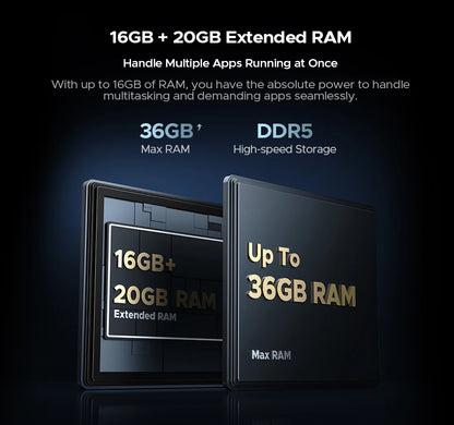 Global Version DOOGEE V40 Pro 5G Rugged Phone 6.78" Display 16GB+512GB Dimensity 7300 200MP AI Camera 8680mAh 33W Fast Charger