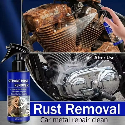 1/3 Pcs 100ml Car Rust Remover Spray Clean Metal Iron Quickly Auto Exhaust Pipe Rust Derusting Spray Auto Stain Removal Agent
