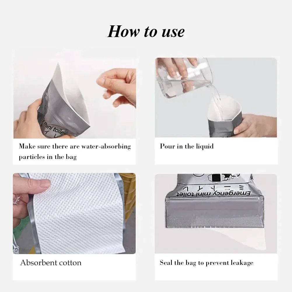 20-1PCS Outdoor Emergency Urinate Bags Disposable Piss Bag Travel Mini Mobile Toilet Portable Urine Bag Baby Vomiting Bag
