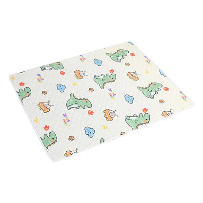 80x120cm cartoon heart, urine separator pad, waterproof, washable, replaceable, night and menstrual protection for baby care