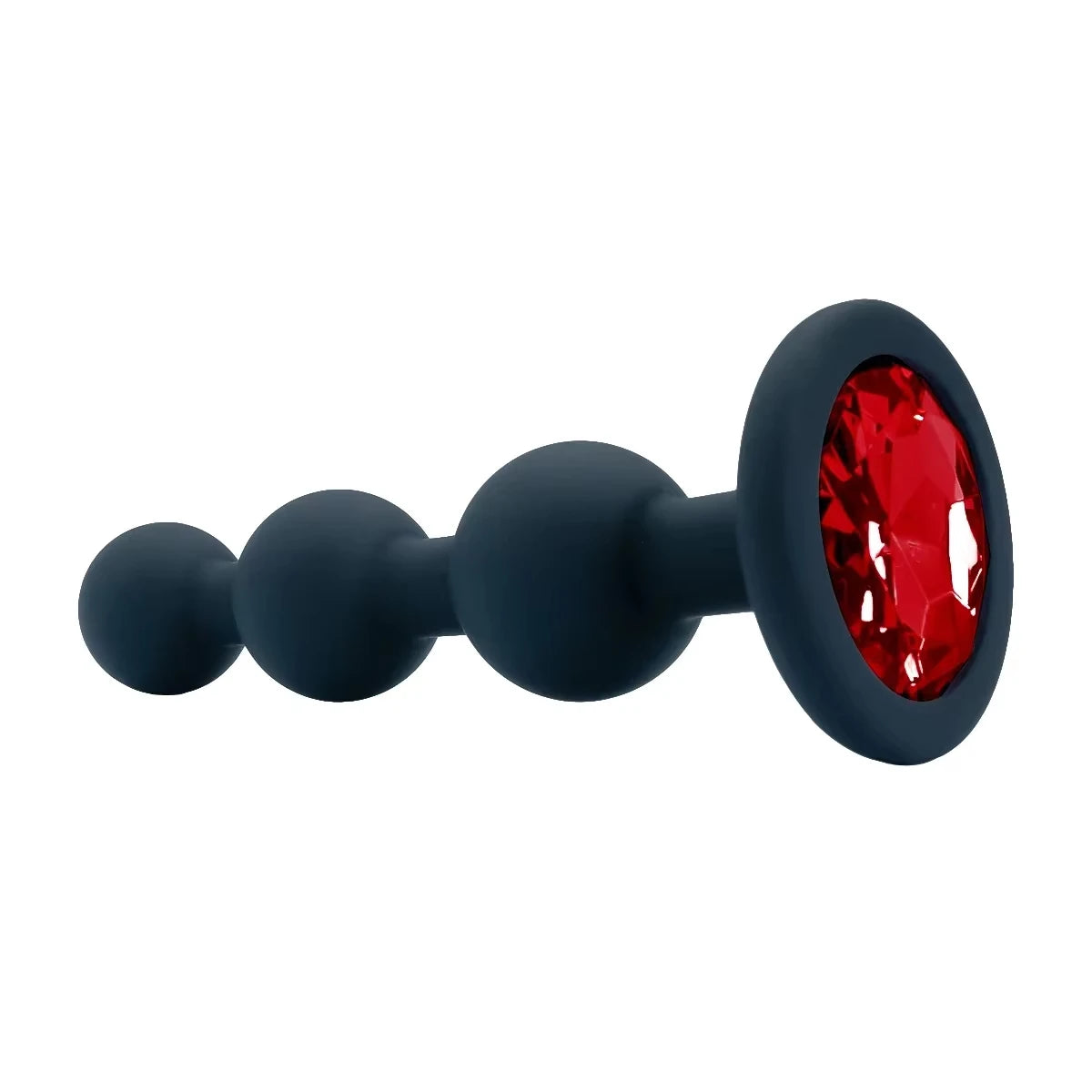 Black Silicone 3 Ball Anal Beads Sex Anal Plug Crystal Base Butt Plug Analplug But Plug Anal Trainer Toys Sex Toys For Woman
