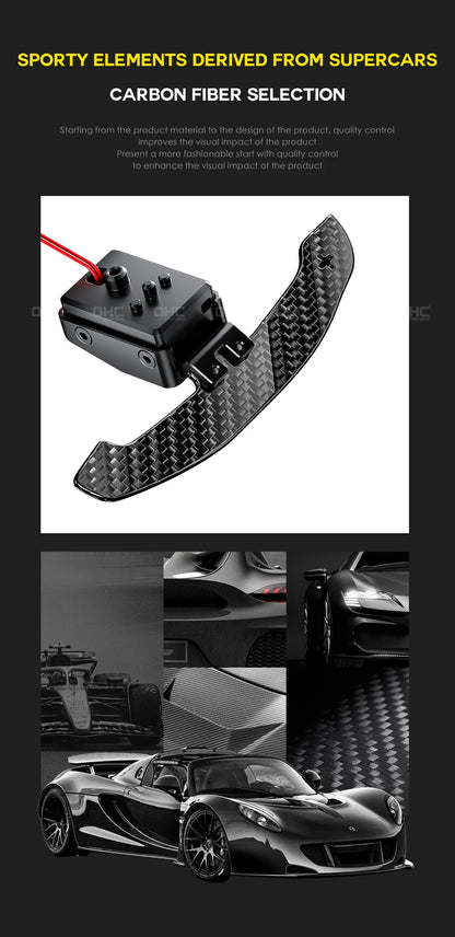 Carbon Fiber Magnetic Paddle Shifter For Mercedes-Benz Smart 451 / 453