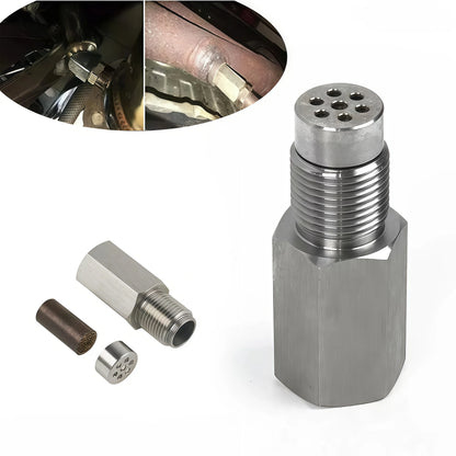 1PCS Oxygen Sensor Adapter Car Inspection Engine Light Fixing Catalytic Network Oxygen Sensor Interval Mini Catalytic Converter