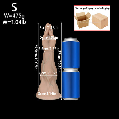 5 Sizes Huge Anal Plug Thick Arm Buttplug Silicone Suction Cup Veins Texture Palm Dildo Adult Sex Toy For Women Gay Masturbation