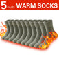 3 Pairs Winter Thick Towel Men's Socks Man's Outdoor Sports Long Socks Cold Resistant Frost Proof Snow Socks For Man Gift 39-44