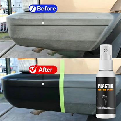 Car Plastic Restorer Back To Black Gloss Plastic Renovator Longlasting Coating Leather Restore Auto Polish Cleaning Products
