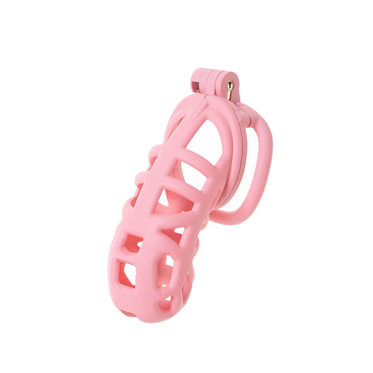 2026 New Chastity Lock Cage SM Flirting Breathable Resin Male Virginity Device Fetish Male Penis Lock with 4 Rings