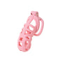 2026 New Chastity Lock Cage SM Flirting Breathable Resin Male Virginity Device Fetish Male Penis Lock with 4 Rings