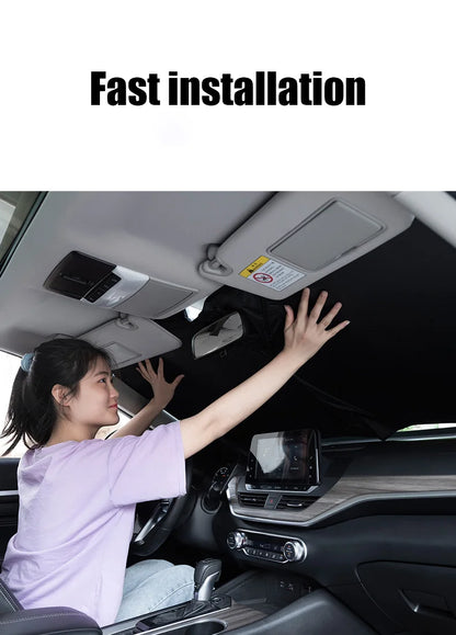 Car Front Window Windshield Sun Shade Cover Summer Sunscreen UV Protector Parasol Sunshade Auto Interior Accessories