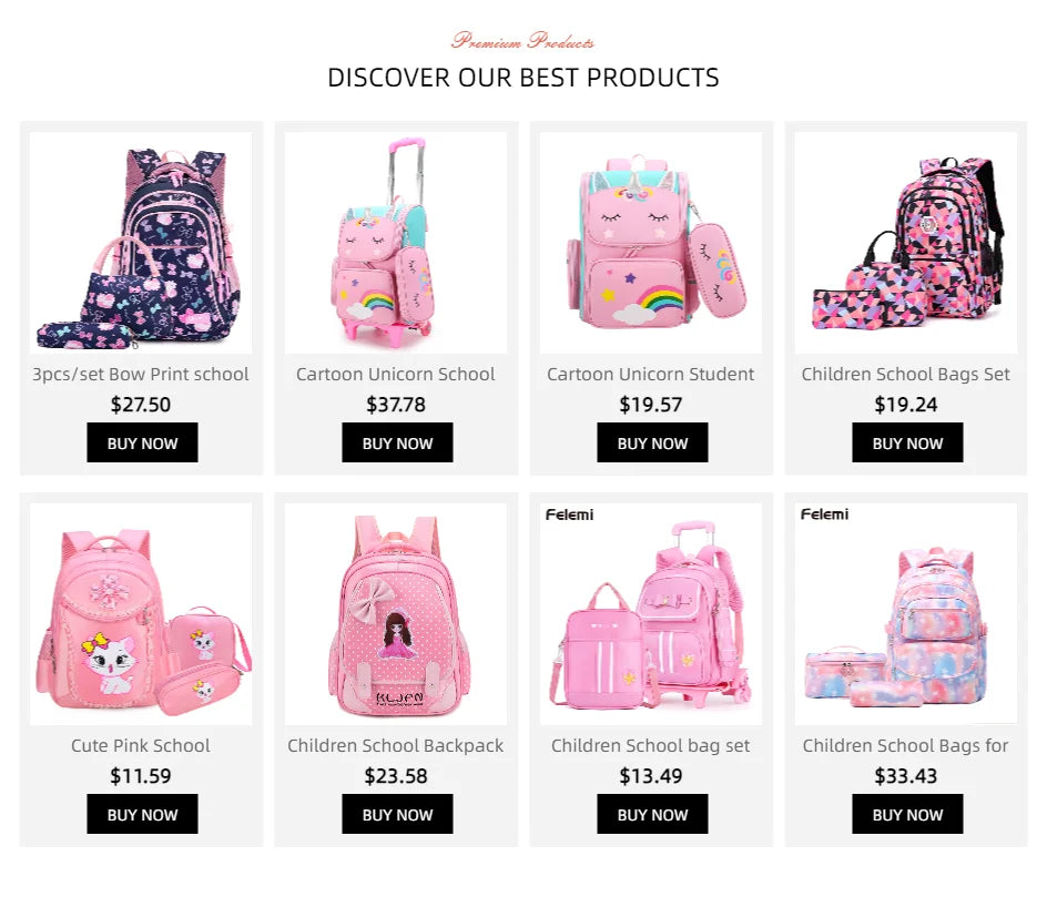 Cute Cat School Bags For Teenage Girls Students Backpack Waterproof Book Bag Travel College Laptop Backpack