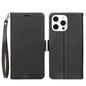 Wallet With Card Slot Bracket Magnetic Flip Leather Case For iPhone Air 17 Pro Max 16e 16 15 Plus 14 13 Mini Shockproof Card Bag