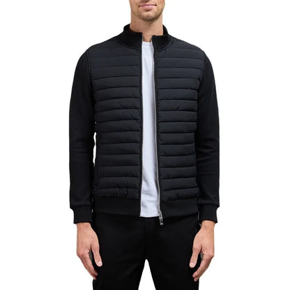 Autumn Winter Lightweight Stand Collar Down Jacket for Men Solid Slim Zipper Casual Warm Parkas Outwear Business Causal Jackets