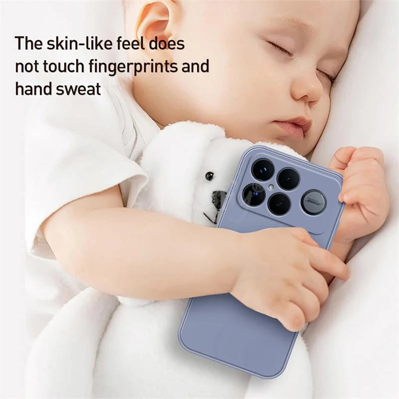 For Xiaomi POCO F8 Ultra Case Liquid Silicone Plain Rubber TPU Soft POCO F8 Ultra Cover Phone Protector Cover POCO F8 Pro Case