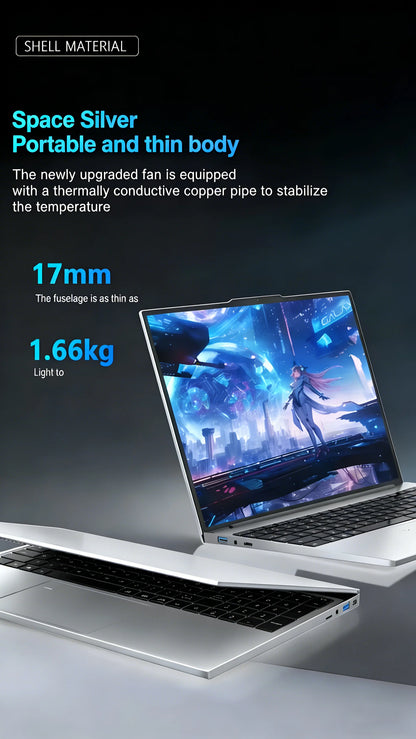 15.6' Windows 11 Pro Laptops Intel Core I9-10980HK 16GB RAM 1TB SSD Office Gamer Study Notebook Computer PC