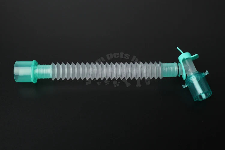 Catheter Mount Extension Tube Double Swivel Elbow Use Anesthesia Breathing Circuit with Gas Sampling Port