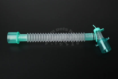 Catheter Mount Extension Tube Double Swivel Elbow Use Anesthesia Breathing Circuit with Gas Sampling Port