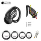 Sex Toys Male Chastity Cage with 4 Sizes Rings And Invisible Lock for Penis Bondage Cock Cage Chastity with Elastic Belt SM Toy