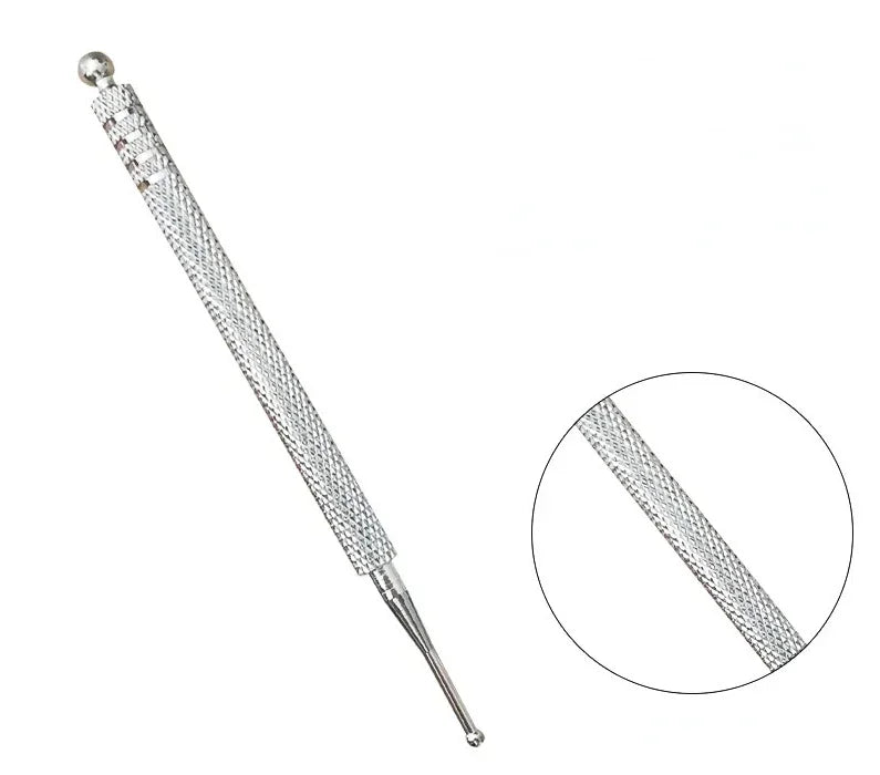 Facial Reflexology Massage Tool Retractable Acupuncture Pen Double Headed Spring Ear Care Tool Point Probe Pen Massager for Face