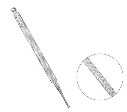 Facial Reflexology Massage Tool Retractable Acupuncture Pen Double Headed Spring Ear Care Tool Point Probe Pen Massager for Face