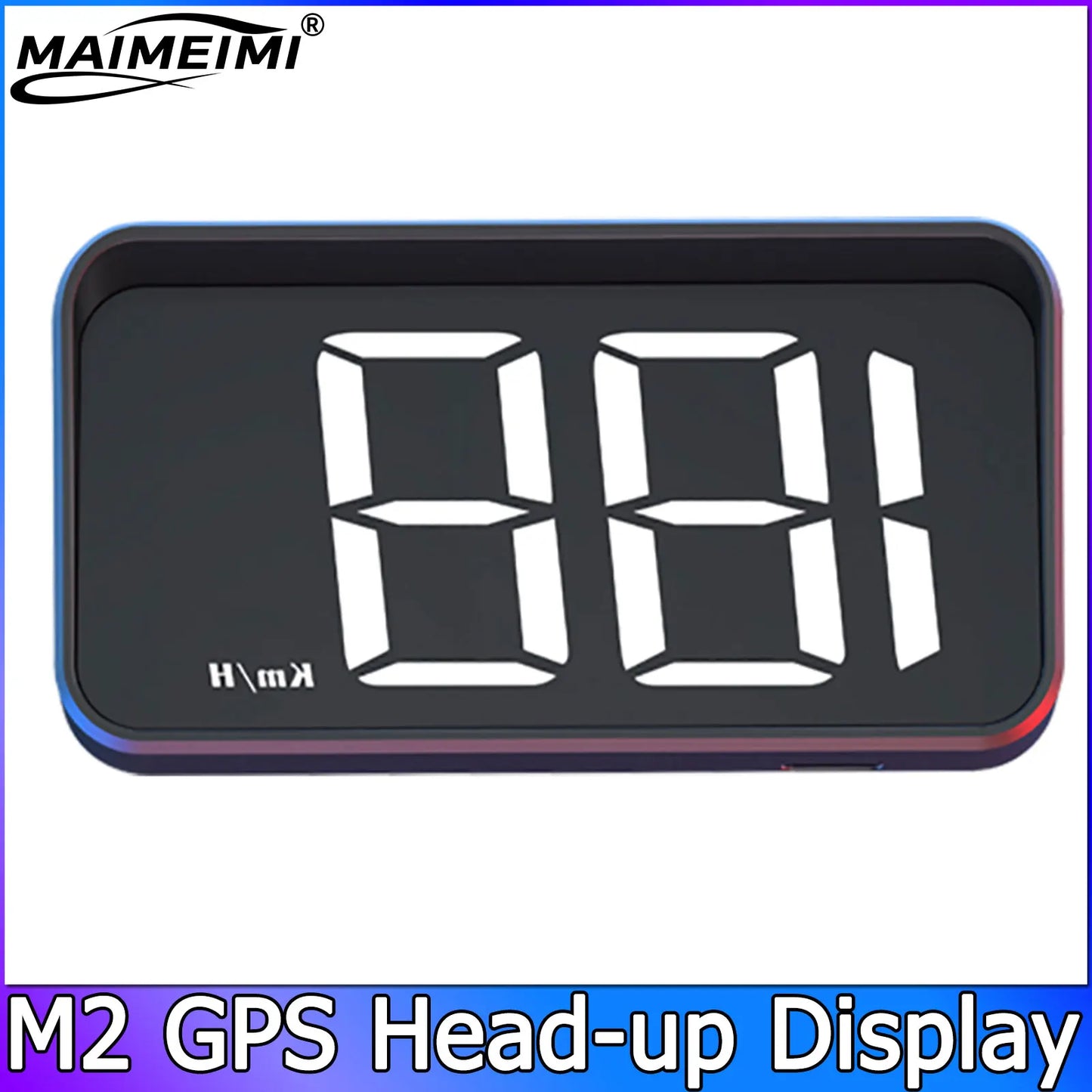  M2 Universal GPS HUD Car Speedometer Projector With Speed KMH Head Up Display Car USB Cable Plug & Play GPS & Beidou System