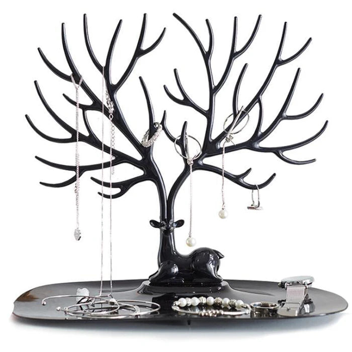 Antler Jewelry Storage Rack Smooth Deer Horn Jewels Display Shelf Rings Earrings Small Accessories High Quality Showing Stand