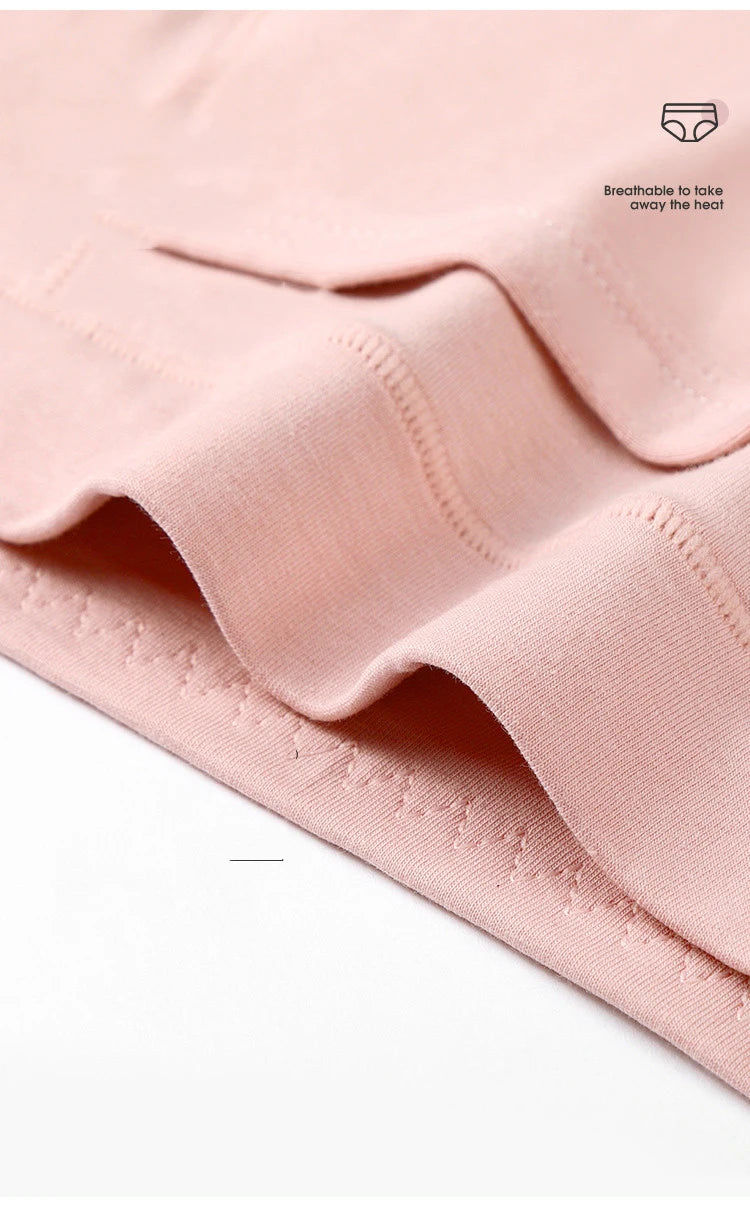 4Pcs Women's Menstrual Panties Physiological Pants Leak Proof Underwear Ladies Period Panty High Waist Cotton Briefs Lingerie