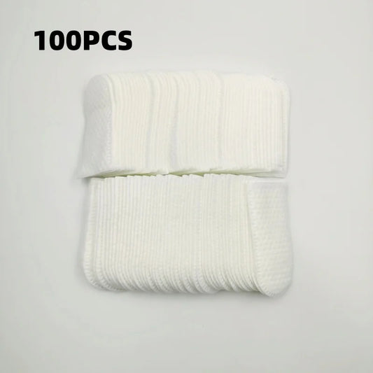 100Pcs Pet Finger Wipes,  Dog Cat Oral Cleaning Finger Cot Wipes for Teeth, Ear & Eye Care