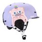 COPOZZ Cartoon Kids Children Ski Helmet Integrally-molded Outdoor Sports Protection Snowboard Helmet Women Skiing Equipment