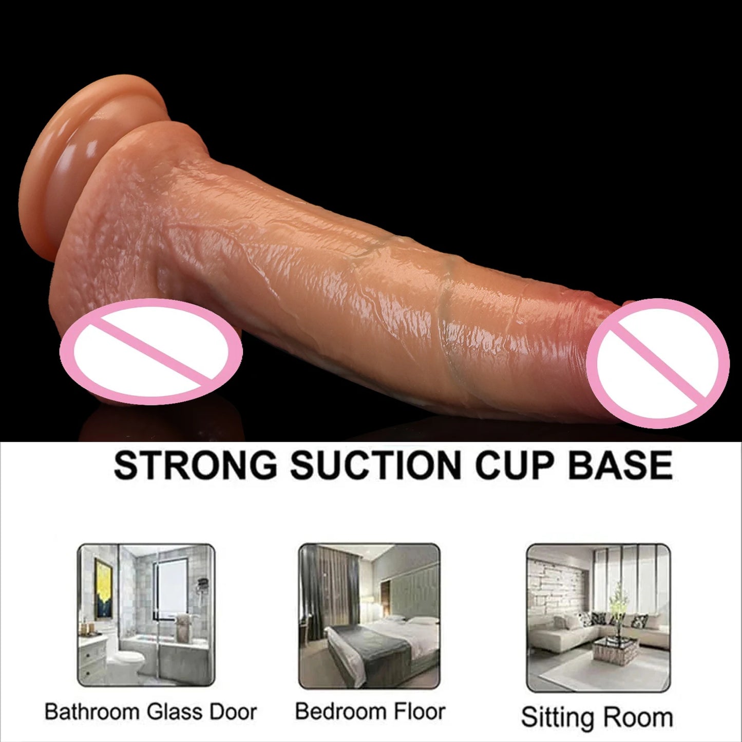 4/6cm Huge Dildos Adult Sex Toys for Women Realistic Dildo Double Layered Liquid Silicone Thick Penis Woman Masturbation Penis