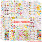 12/24pcs 3D Cartoon Bubble Stickers More Than 100+ Styles Random DIY Decoration Graffiti Stickers for Diary Luggage Laptop