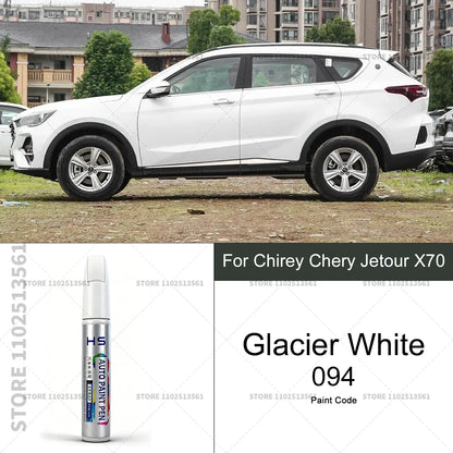 Car Paint Repair Pen For Chirey Chery Jetour X70 Touch Up Scratch Remover DIY Auto Accessories White 094 Brown Gray Blue 096
