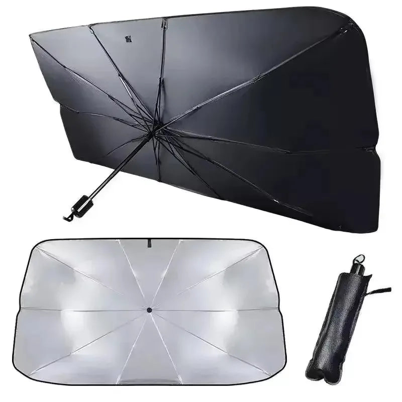 Car Front Windshield Sunshade Umbrella Summer Sun Protection Sunshade Blocking Car Interior Cooling Supplies