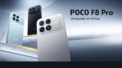 Global Version POCO F8 Pro 5G Smartphone Snapdragon® 8 Elite 6.59" Eye-care AMOLED display 6210mAh 100W HyperCharge IP68 NFC