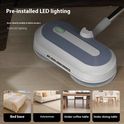 1 Wireless Rechargeable Water Spray Electric Mop, Easy To Operate, Suitable For Home Dormitory Office And Other Use