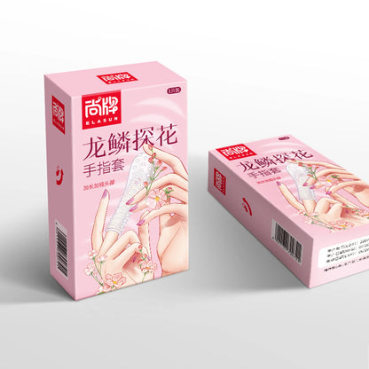 Finger Condoms Adult Sex Toys Spike Condom Women Stimulation Female Vagina Clitoris Silicone dotted Finger Coats Adult supplies