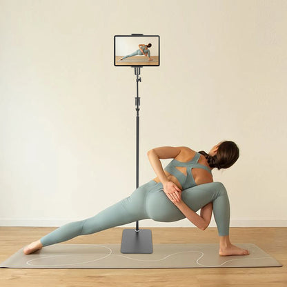 Universal Ipad Stand Floor Tablet Bracket Adjustable Flexible Rotation Phone Holder 360° Rotating Stand Support 4.72-7.09in
