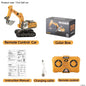 1:64 Remote Control and Alloy Truck Forklift with Trailer Worktop Mini Bluetooth RC Elevator Vehicle Children's Toy Holiday Gift